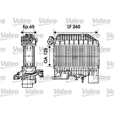 VALEO 817698 Ladeluftkühler - Aluminium - Luftgekühlt VALEO 817698 Ladeluftkühler - Aluminium - Luftgekühlt