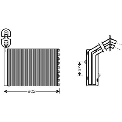 VALEO - 812324 - Aluminium - 154x262x42mm - Heizkern VALEO - 812324 - Aluminium - 154x262x42mm - Heizkern
