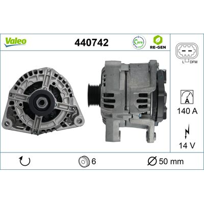 VALEO 440742 Lichtmaschine - 14V 140A - Astra Mk4 CC VALEO 440742 Lichtmaschine - 14V 140A - Astra Mk4 CC