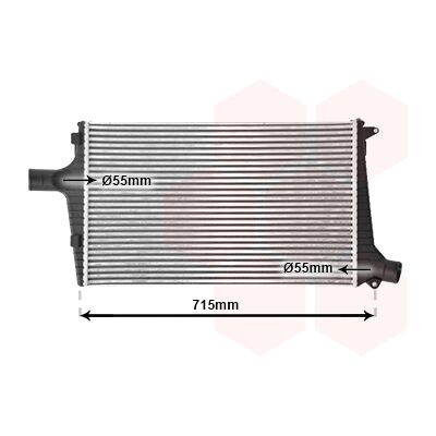Van Wezel Ladeluftkühler 2.5 TDi - Luftkühler für Audi A6 - Teil 03004136 Van Wezel Ladeluftkühler 2.5 TDi - Luftkühler für Audi A6 - Teil 03004136