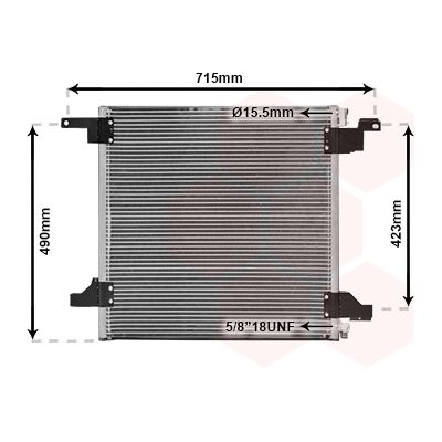VAN WEZEL 30005377 Aluminium Klimakondensator - Auto Klimaanlage VAN WEZEL 30005377 Aluminium Klimakondensator - Auto Klimaanlage