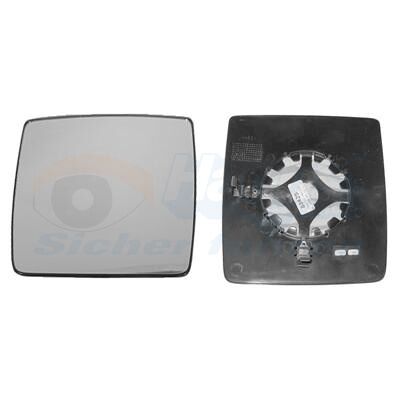 VAN WEZEL Opel Corsa/Combo Beheiztes Konvex Spiegelglas VAN WEZEL Opel Corsa/Combo Beheiztes Konvex Spiegelglas