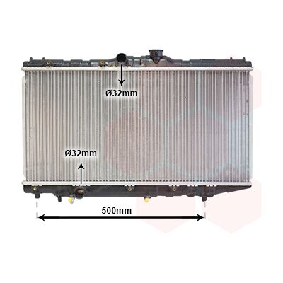 Van Wezel Kühler, Motorkühlung 53002123 Für Toyota Van Wezel Kühler, Motorkühlung 53002123 Für Toyota