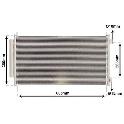 VAN WEZEL 25005214 Kondensator für Klimaanlage - Aluminium VAN WEZEL 25005214 Kondensator für Klimaanlage - Aluminium