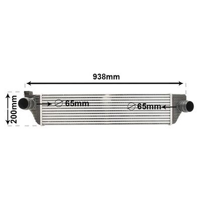 VAN WEZEL Renault Master Intercooler - Luft-Wasser, Wasser-Luft, 2298cc, 101-179PS VAN WEZEL Renault Master Intercooler - Luft-Wasser, Wasser-Luft, 2298cc, 101-179PS