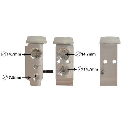 VAN WEZEL Modell 83001195 - Expansionsventil für KIA VAN WEZEL Modell 83001195 - Expansionsventil für KIA