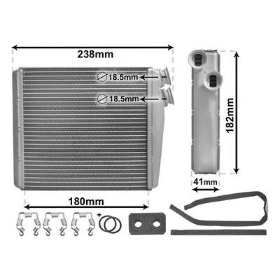 VAN WEZEL IR PLUS 59006163 Heizkörper - Heizsystem mit Zubehör VAN WEZEL IR PLUS 59006163 Heizkörper - Heizsystem mit Zubehör