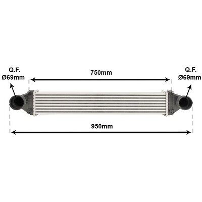 VAN WEZEL Intercooler für Mercedes-Benz - Luft-zu-Luft/Wasser VAN WEZEL Intercooler für Mercedes-Benz - Luft-zu-Luft/Wasser