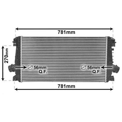 VAN WEZEL 37004550 Ladeluftkühler - Opel Astra H/J - Luft-Luft & Wasser - Aluminium VAN WEZEL 37004550 Ladeluftkühler - Opel Astra H/J - Luft-Luft & Wasser - Aluminium