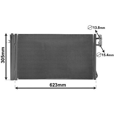 VAN WEZEL BMW Kondensator - Aluminium 603 - E-Serie VAN WEZEL BMW Kondensator - Aluminium 603 - E-Serie