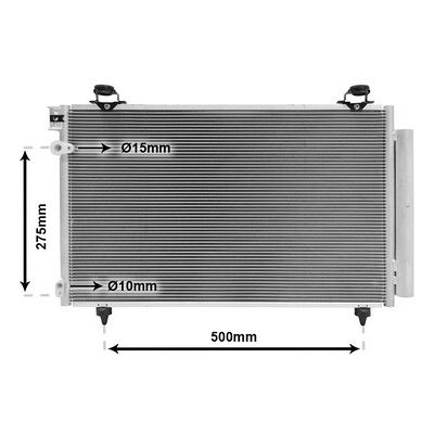 VAN WEZEL 53005481 Aluminium Klimakondensator mit Trockner - Ersatzteil VAN WEZEL 53005481 Aluminium Klimakondensator mit Trockner - Ersatzteil