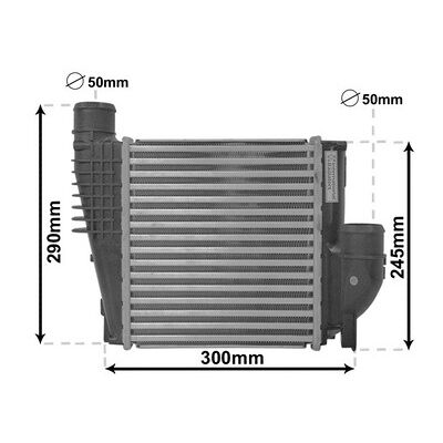 VAN WEZEL 40004385 - Intercooler für Peugeot und Citroën VAN WEZEL 40004385 - Intercooler für Peugeot und Citroën