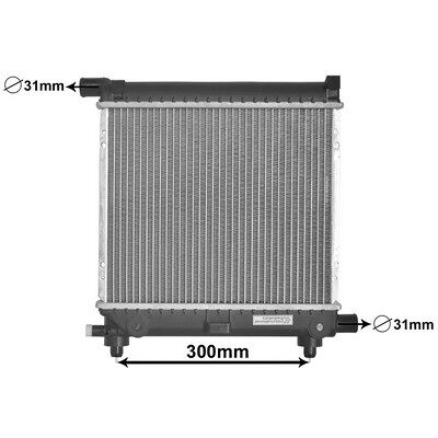 VAN WEZEL Modell 30002039 Aluminium Kühler - Kühler VAN WEZEL Modell 30002039 Aluminium Kühler - Kühler