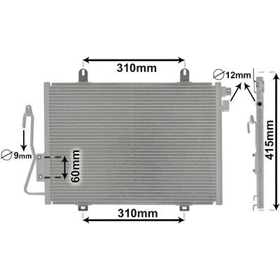 VAN WEZEL 43005232 Aluminium-Kühler - Renault Clio II VAN WEZEL 43005232 Aluminium-Kühler - Renault Clio II