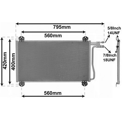 VAN WEZEL 30005219 Aluminiumkondensor für Mercedes-Benz Sprinter - Ohne Trockner VAN WEZEL 30005219 Aluminiumkondensor für Mercedes-Benz Sprinter - Ohne Trockner