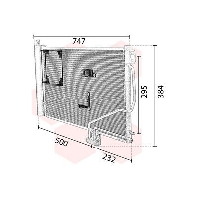 VAN WEZEL 30015298 Aluminium Klimakühler - Mercedes-Benz Kompatibel VAN WEZEL 30015298 Aluminium Klimakühler - Mercedes-Benz Kompatibel