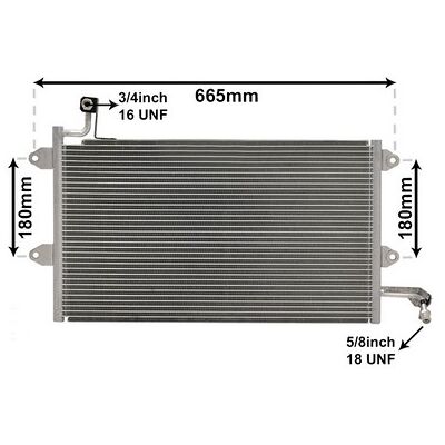 VAN WEZEL 58005137 Klimakondensator für VW Golf 3 & Cabrio VAN WEZEL 58005137 Klimakondensator für VW Golf 3 & Cabrio