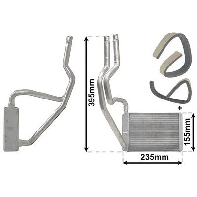 VAN WEZEL 18006329 Heizgerät - Radiator für Ford Fiesta & Mazda 2 VAN WEZEL 18006329 Heizgerät - Radiator für Ford Fiesta & Mazda 2