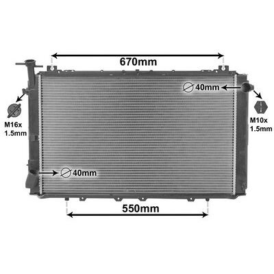 Van Wezel Kühler, Motorkühlung 13002150 Für Nissan Van Wezel Kühler, Motorkühlung 13002150 Für Nissan