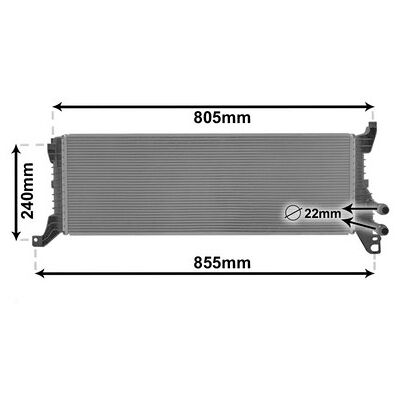 VAN WEZEL 58012723 Aluminium Kühler - Transporter 6 VAN WEZEL 58012723 Aluminium Kühler - Transporter 6