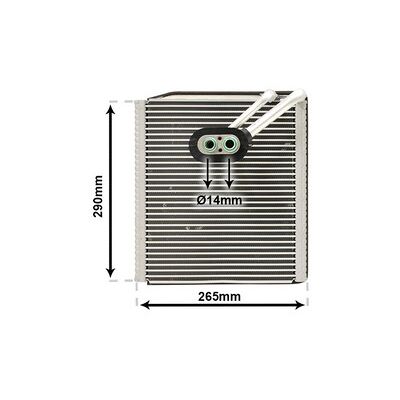 VAN WEZEL 8300V294 Verdampfer - Klimaanlage VAN WEZEL 8300V294 Verdampfer - Klimaanlage