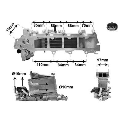 VAN WEZEL 58004376 Ladeluftkühler - Sensor, Wassergekühlt - VW/Skoda/Audi/Seat VAN WEZEL 58004376 Ladeluftkühler - Sensor, Wassergekühlt - VW/Skoda/Audi/Seat