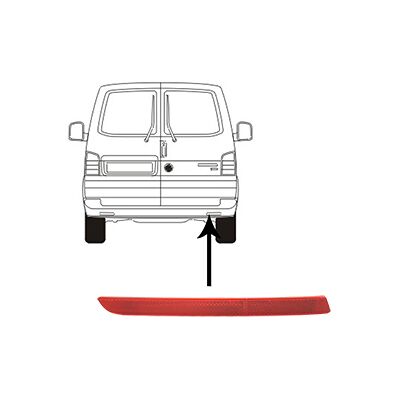 VAN WEZEL Reflektor - Transporter T5 - Rechts VAN WEZEL Reflektor - Transporter T5 - Rechts
