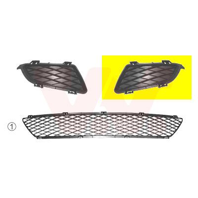 VAN WEZEL - 5410909284497 - Front links - für Stoßfänger - Ventilation grille VAN WEZEL - 5410909284497 - Front links - für Stoßfänger - Ventilation grille