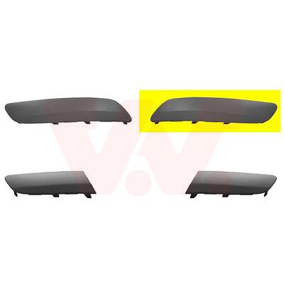 Van Wezel Modell 1k0807717b - Stoßfängerabdeckung für VW Golf Jetta 2004-2009 Van Wezel Modell 1k0807717b - Stoßfängerabdeckung für VW Golf Jetta 2004-2009