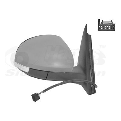 Van Wezel Modell 7606808 Beheizter Konvex Elektrischer Außenspiegel - Außenspiegel Van Wezel Modell 7606808 Beheizter Konvex Elektrischer Außenspiegel - Außenspiegel