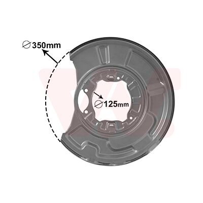 VAN WEZEL Modell 3041373 Zinkbeschichteter Staubschutz für Bremsscheibe VAN WEZEL Modell 3041373 Zinkbeschichteter Staubschutz für Bremsscheibe