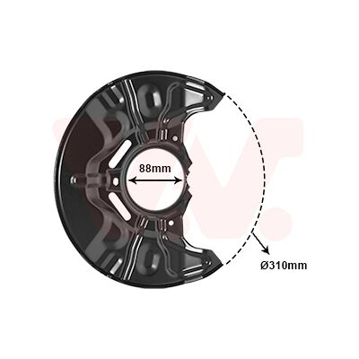 VAN WEZEL 5307371 Bremsenstaubschutz - Schutz für Bremsscheibe, Toyota Avensis II VAN WEZEL 5307371 Bremsenstaubschutz - Schutz für Bremsscheibe, Toyota Avensis II