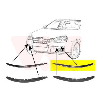 Van Wezel 5886483 - Stoßstangenersatz für VW Van Wezel 5886483 - Stoßstangenersatz für VW