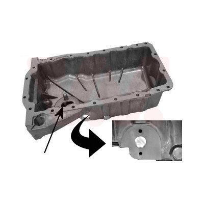 Van Wezel Modell 038103603M Aluminium Ölwanne - Ölwanne Van Wezel Modell 038103603M Aluminium Ölwanne - Ölwanne