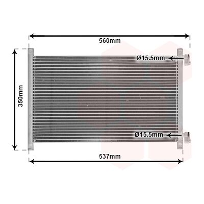 VAN WEZEL 17005214 Kondensator - Aluminium - Fiat Punto II - Fahrzeugtyp VAN WEZEL 17005214 Kondensator - Aluminium - Fiat Punto II - Fahrzeugtyp