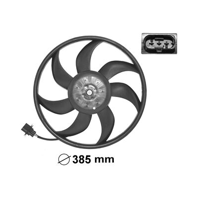 VAN WEZEL 5827745 Elektrischer Kühlerlüfter - Lüfter, Motorkühlung VAN WEZEL 5827745 Elektrischer Kühlerlüfter - Lüfter, Motorkühlung