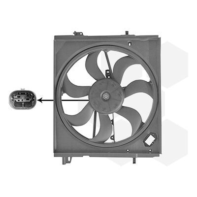 VAN WEZEL 3391746 Motorlüfter - Kühlerlüfter VAN WEZEL 3391746 Motorlüfter - Kühlerlüfter