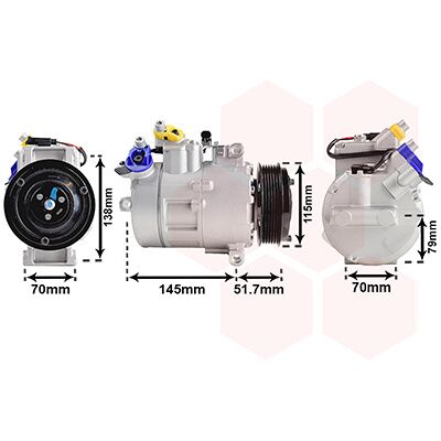 VAN WEZEL 7SEU17C Klimakompressor - BMW E60/E61/E63/E64/E65/E66/E67/Z4 VAN WEZEL 7SEU17C Klimakompressor - BMW E60/E61/E63/E64/E65/E66/E67/Z4