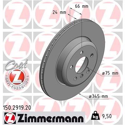 ZIMMERMANN Bremsensatz - Belüfteter, Hochkarbon-beschichtet, 345mm - Bremsart: Intern belüftet ZIMMERMANN Bremsensatz - Belüfteter, Hochkarbon-beschichtet, 345mm - Bremsart: Intern belüftet