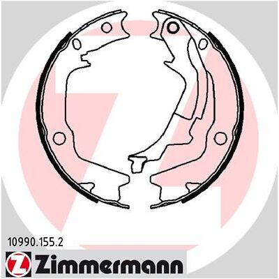 Zimmermann Bremsbackensatz, Feststellbremse 109901552 Hinterachse Für Hyundai Kia Zimmermann Bremsbackensatz, Feststellbremse 109901552 Hinterachse Für Hyundai Kia