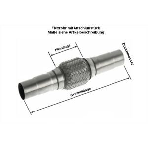 F.Becker_line Flexrohr Mit Anschlussrohr 50x100x280 Mm (50510003)