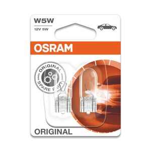 2x Osram W5w Original 5w Glühlampen 12v Sockel W2.1x9.5d Für Audi Bmw Mercedes Opel 2825-02b