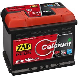 Zap Standard Starter-Batterie - 12 Volt, 62 Ah, 520 A5.87lfür