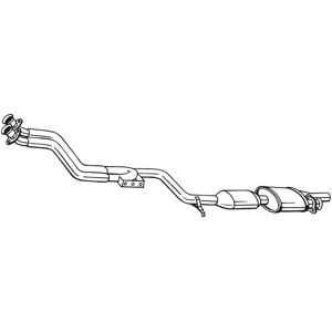 Bosal Katalysator Mit Anbaumaterial Für Mercedes-Benz E-Klasse E 200 220 T 124 Te