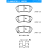 Ate Bremsbeläge Mit Zubehör Hinten (13.0460-5781.2) Für Hyundai Kona Ix20 Kia