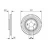 Bosch Bremsscheibe 0 986 479 786 Belüftetvorne Rechts Links Für Kia Sorento Ii 2.0 Crdi 4wd Hyundai Santa Fé 3.5 4x4 2.4 Grand 2.2 Allrad Cvvt Iii