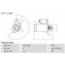 Bosch Starterfür Audi 80 B3 1.6 2.0 E 16v Quattro Coupe 16 V 100 C4 B4 Cabriolet A4 B5 1.8 T A6 Vw Passat C5 Syncro/4motion B5.5 B6 20v 4motion