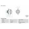 Bosch Generator 14v 115a Für Ford Mondeo Iii 1.8 16v 2.0 Sci