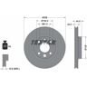 Textar Bremsscheibe Pro 92255203 Innenbelüftetvorne Rechts Links Für Dacia Sandero Ii 1.5 Dci 75 / Blue Logan Mcv 1.2 Lpg Renault Clio Iv 90 16v 0.9