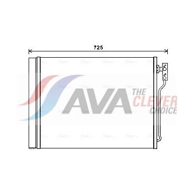 PRASCO BWA5435D Aluminium Klimakondensator - BMW 5er PRASCO BWA5435D Aluminium Klimakondensator - BMW 5er